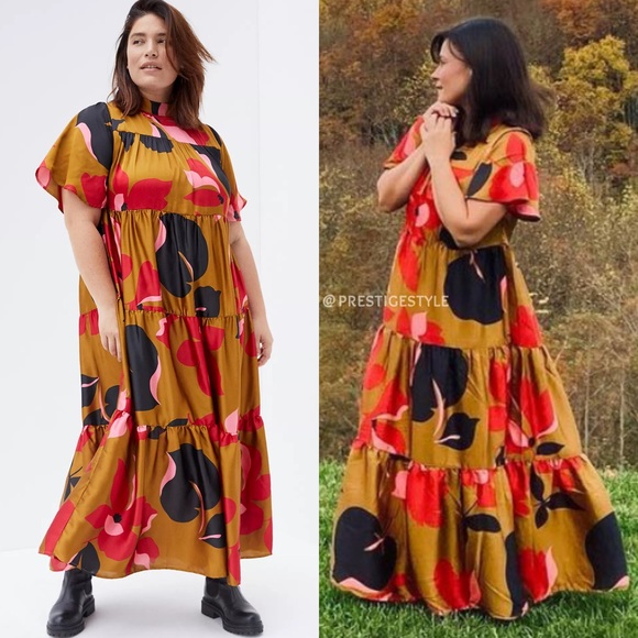 Anthropologie Corey Lynn Gianna Tiered Maxi Dress - Picture 7 of 10